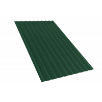 Профлист С10 (0.4мм) RAL 6005 — зеленый мох 1100x2500 (шт.) Профлист С10 (0.4мм) RAL 6005 — зеленый мох 1100x2500 (шт.)